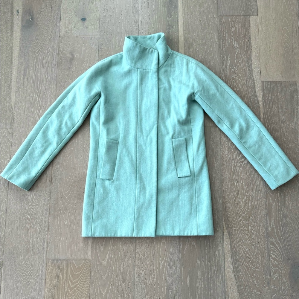 J Crew women’s jacket wool blend size 00 blue